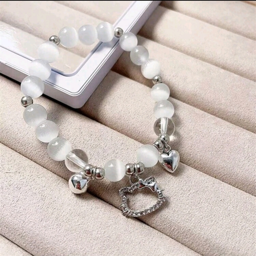 NIP White hello kitty bracelet!